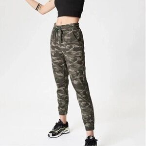 Athleta Green Camo Joggers
